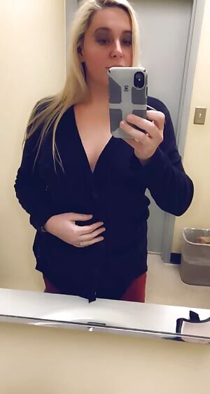 My cardigan is hiding a big secret...