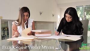 Ella Knox & Violet Myers - Working Overtime