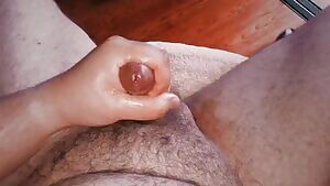 Thick cum almost too heavy for takeoff