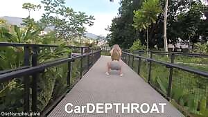 We almost crashed when I SUCKED HIM DRY :)