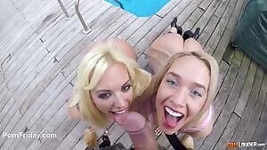 Blondie Fesser bounces her huge ass on cock