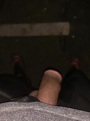 My nightly walk with my BBC swinging around freely