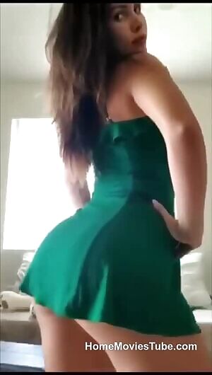 Wonderful Woman Making A Streptease Showing Ass And Breast