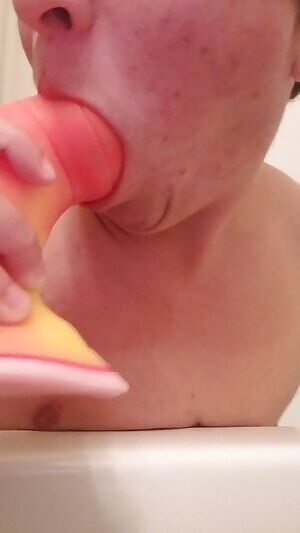 How to make it go deeper in the throat pussy....