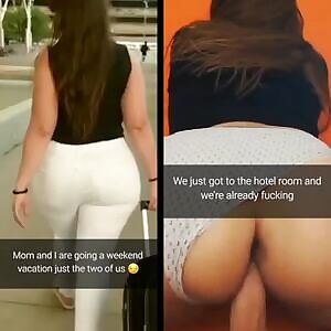 Mom and me on a weeknd vacation