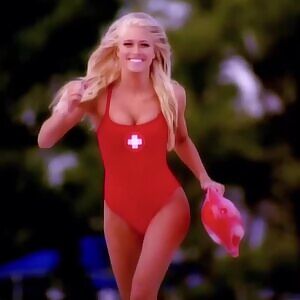 Baywatch Barbie Blank WWE