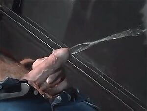 Cut cock pissing