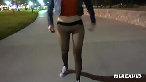 Sheer Pantyhose At Night