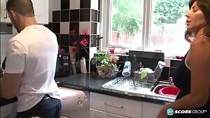 Hot mom Tara white can't believe son is just walking around with her thong in his back pocket