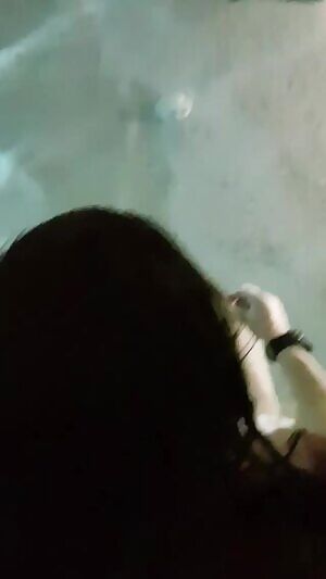 I love wearing my pesky thong one piece at the gym pool after working out