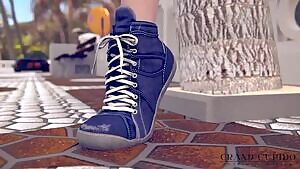 Akali & Ahri Beach Sex Party