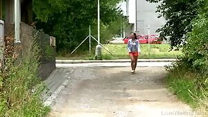 Sneaking away to the bushes