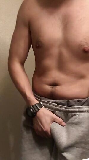 It’s such a turn on to take off my clothes for you... it always makes my cock hard. I hope you don’t mind.