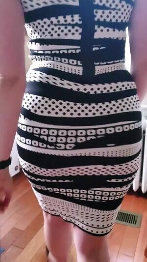 Lifting up my dress for you