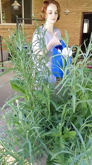 Help me water the garden?