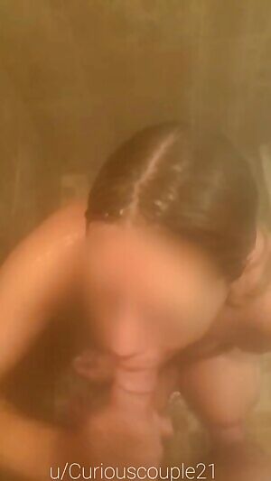 Jerked him off onto my face while boyfriend was out of town.