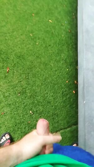 Thanks for 100 followers. Here's one of my biggest unedged cumshots ever, I was so horny I just had to shoot. 12 shots all over outdoors