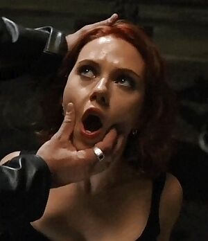 Scarlett Johansson about to get mouth fucked