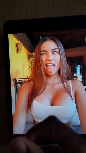 Busting all over Ellerie Marie