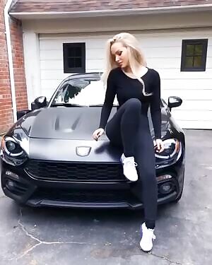 What would you do if Dove Cameron was on your car like this?
