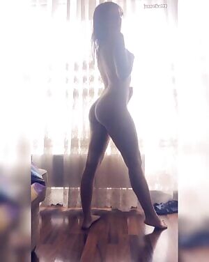 Sunbathing after a shower