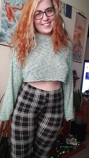 I cant stop smiling while I show you whats under my clothes😳🥰