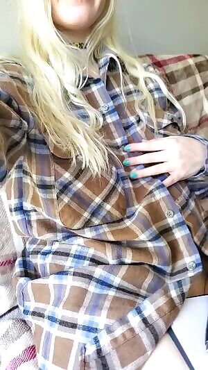 I never wear a bra, so you'll always have easy access to my titties while we cuddle on the couch 😊