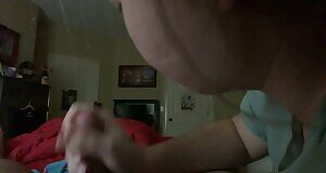 Wet handjob