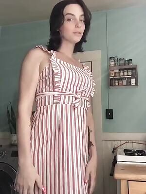 No panties in this kitchen. Janie Blade