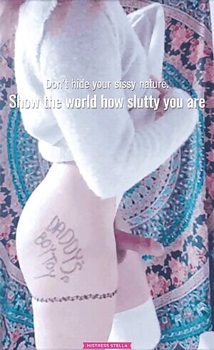 Let yourself out, sissy