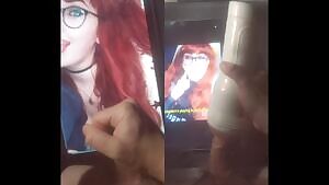 Love cumming to this emo slut