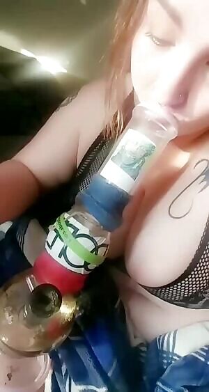 Cleaned the apartment, and now chillin in the new lingerie smokin up all by my lonesome. PERFECT