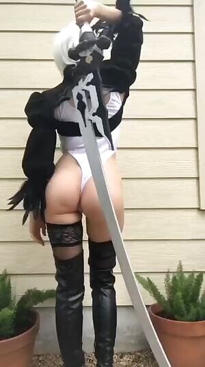 2B from Nier: Automata by Blackberry Creations