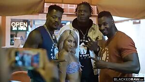 Taking on 3 studs at the same time is no sweat for Hime Marie. Her daddy would be prou2for sure!