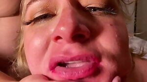 The moment the eyelash falls off...
