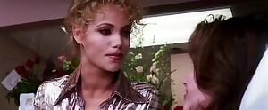 Gina Gershon kissing Elizabeth Berkley in Showgirls