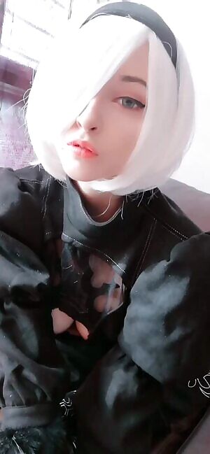 2B from NieR: Automata by Alicekyo