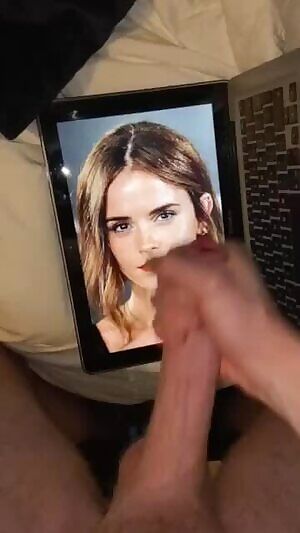 My bud jerkin his big hard cock for hours for Emma Watson 2 give her a huge cum tribute - If u want 2 b fed celeb pics and porn vids - can show off - and do cum tributes- add hertsgirls on k1k!!! Second screen required