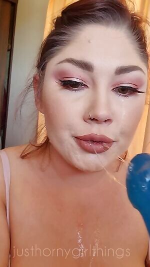 Just another day of collecting spit in my bra 💁‍♀️