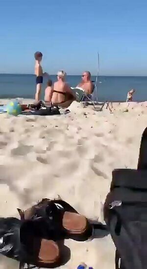 In front of their children