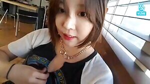 Nine muses - sungA Cleavage