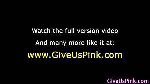 Teen toys pussy solo