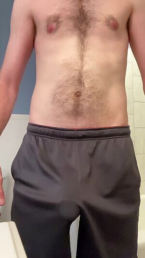 Watch it bounce before I drop my drawers